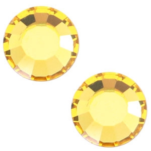 Swarovski Elements flat back SS20 (4.7mm) Light topaz yellow