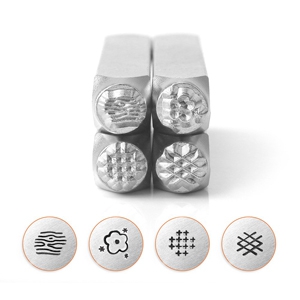 ImpressArt texturen stamps set serie 2 Zilver