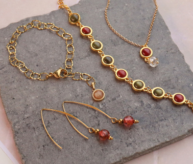 Polaris Cuoio cabochons 20 mm