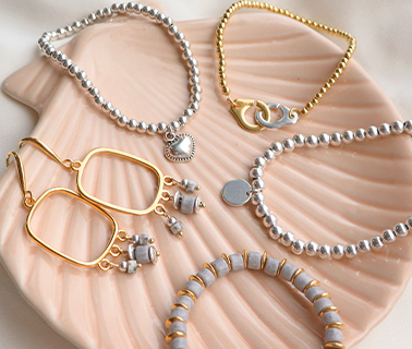 Metaal bedels DQ ros&eacute; goud