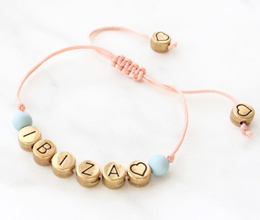 Metaal letterkalen DQ antiek brons