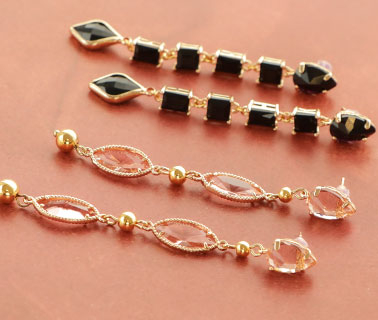 Crystal Glass oorbellen