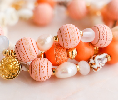 Wow! prachtige serie houten kralen