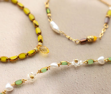 Ontdek nu! Nieuwe glaskralen ovaal met gouden rand