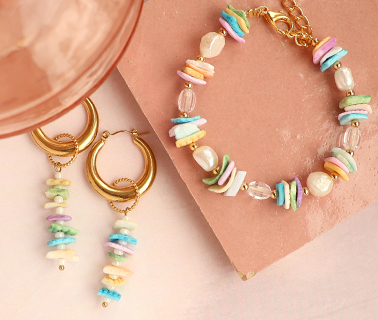 Brand new kleurrijke schelp kralen voor de zomer