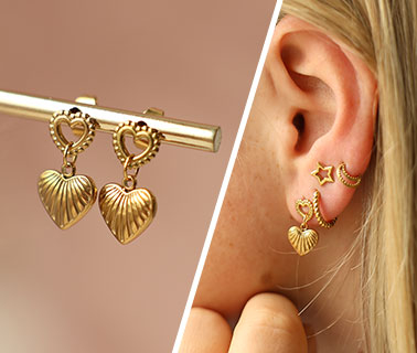 Just in! Nieuwe collectie stainless steel oorbellen