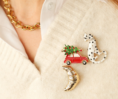 Nieuwe unieke serie broches, pins & sieradenkaartjes!