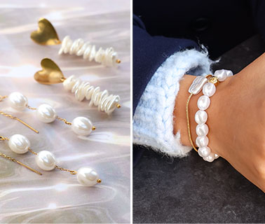 Brand new! Zoetwaterparels imitatie in diverse vormen