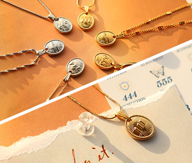 Unieke stainless steel bedels met angel numbers