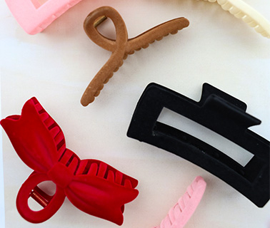 Nieuwe collectie velvet haarklemmen