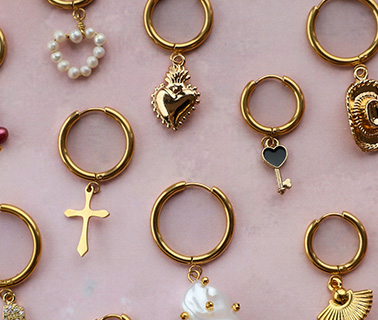 Nieuwe collectie stainless steel creolen met oogje 