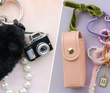 Trendy sleutelhangers nieuw binnen!