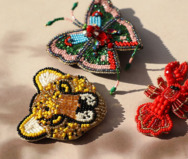 Nieuwe collectie dieren broches