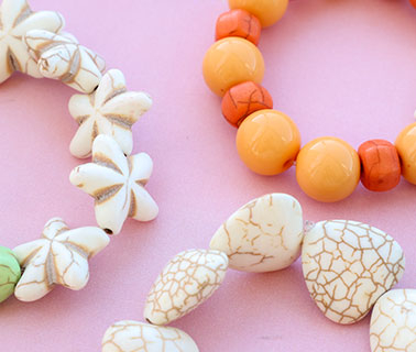 Prachtige collectie keramiek kralen