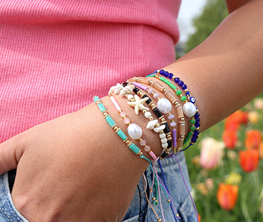 Nieuwe collectie enkelbandjes & armbandjes