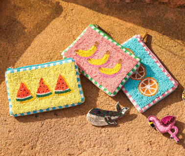 Strandtassen, etui&rsquo;s en portemonnees  