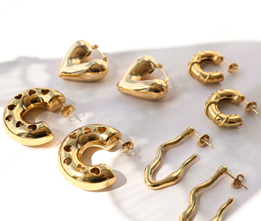 Kant-en-klare stainless steel oorbellen 