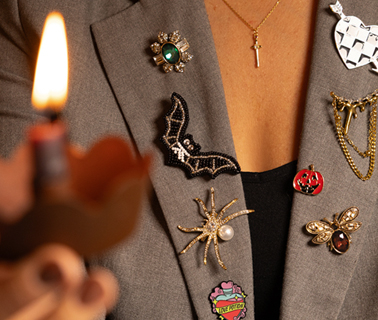 Halloween collectie met bedels, kralen & broches