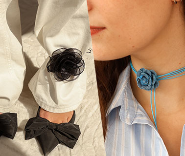 Nieuwe collectie bloem chokers