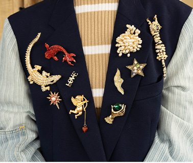 Nieuwe collectie statement broches Nieuwe collectie statement broches