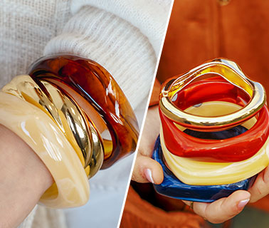 Nieuwe collectie resin armbanden