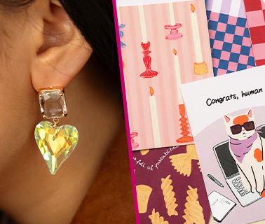 Oorbellen van crystal glass en BY31® sieradenkaartjes Oorbellen van crystal glass en BY31® sieradenkaartjes