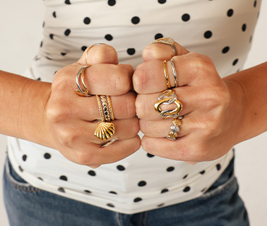 Nieuwe serie stainless steel ringen en bedels