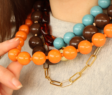 Nieuwe serie DQ acryl ronde kralen