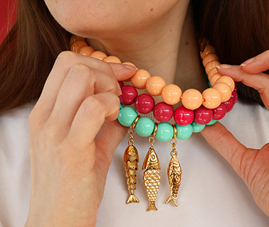 Nieuwe BY31&reg; ronde acryl kralenkettingen