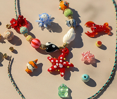 Nieuwe collectie zomerse glasbedels