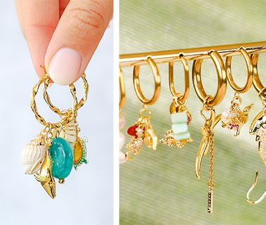Nieuwe serie brass charms met enamel en steentjes Nieuwe serie brass charms met enamel en steentjes