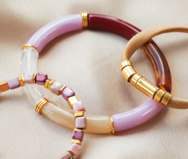 Metaal kralen DQ goud