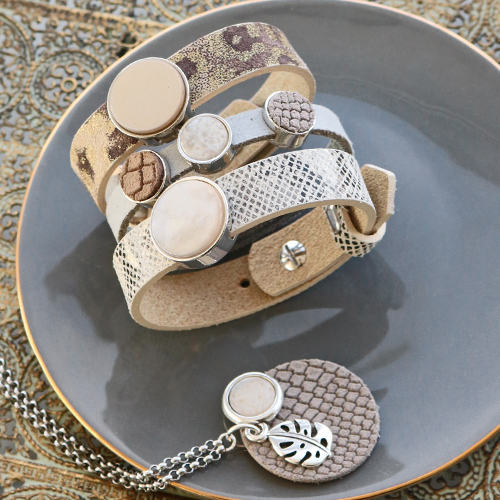 Cuoio & DQ leer met animal print