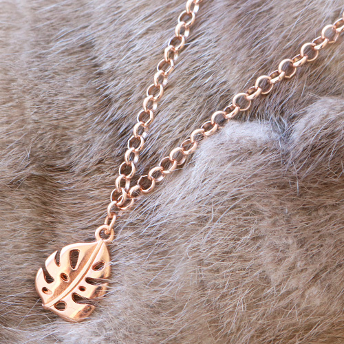 Rocailles kettingen met jasseron en DQ metaal