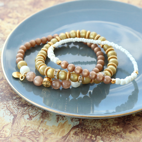 Maak deze oorbellen en armbanden zelf met de nieuwe Polaris Elements kralen