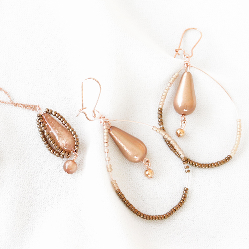 Nieuwe inspiratie: bijzondere oorbellen met Polaris Elements druppels!