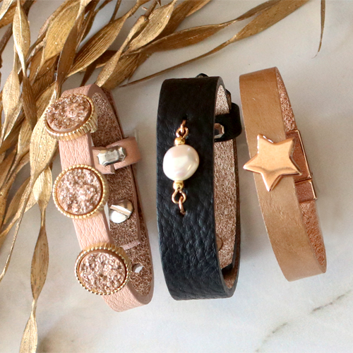 Deze items kun je eenvoudig zelf maken met DQ leer hangers en Cuoio