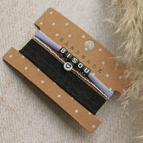 Deze armbanden kun je maken met het nieuwste elastisch stitched lint: 