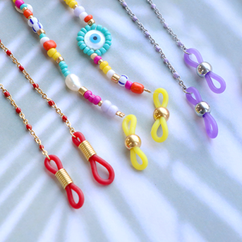 Gave zonnebrilkoorden maken met bril koord eindjes 