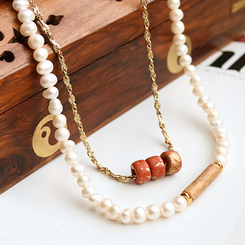 DQ Grieks keramiek gold spot inspiratie voor elegante sieraden