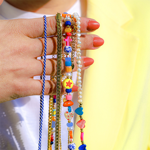 Zomer inspiratie met schelp en polymeer kralen