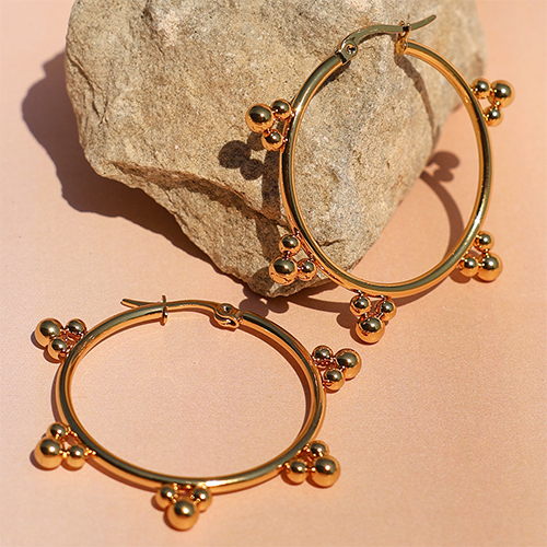 Mix and match stainless steel oorbellen