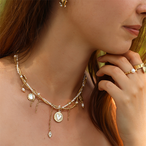 Zo cre&euml;er je een zomerse collectie met stainless steel schelp bedels