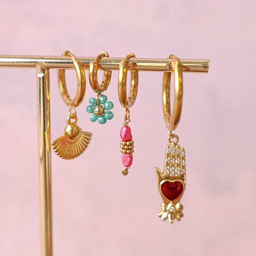 Maak unieke oorbellen met onze nieuwe rvs creolen met oogje