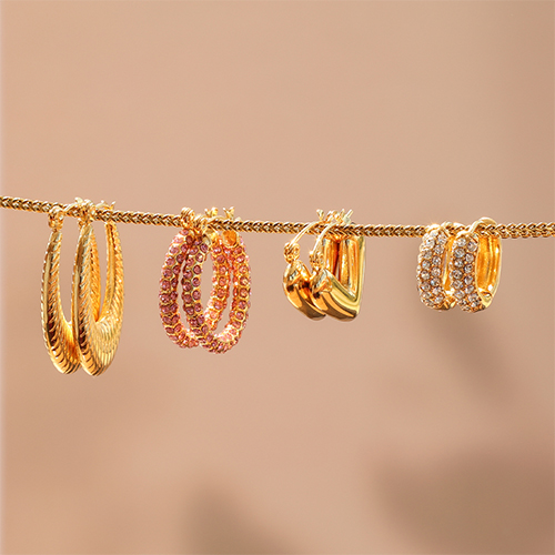 Mix&match met onze rvs oorbellen collectie