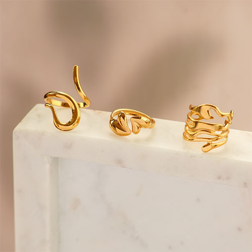 Ontdek onze schitterende stainless steel ringen