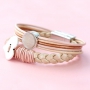Designer Quality leren armbanden in natuurlijke en zachte tinten!