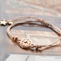 Sieraden inspiratie met ros&eacute; goud DQ metaal in combinatie met diverse rijgmaterialen!