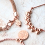 Sieraden inspiratie met ros&eacute; goud DQ metaal in combinatie met diverse rijgmaterialen!