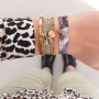 sssSnake print! Oorbellen en armbanden met slangenprint 